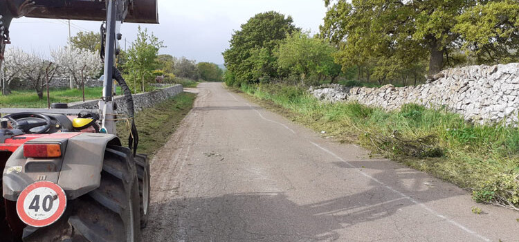 Strade extraurbane: al via la ripulitura delle banchine nell’agro