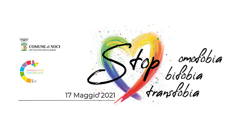 Il 17 maggio Noci celebra Giornata internazionale contro l’omofobia, la bifobia e la transfobia