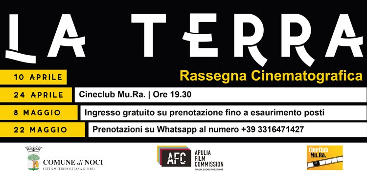 Al via domenica alla rassegna cinematografica “La Terra”