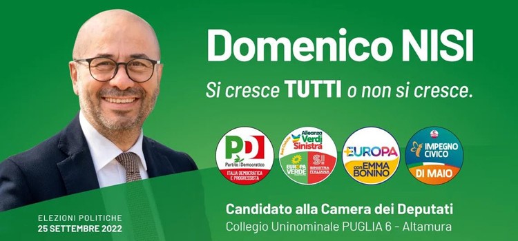 La lista “Lavoro e Sviluppo per Noci” appoggia Nisi