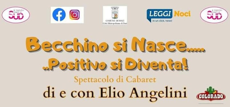 Va in scena “Becchino si Nasce….Positivo si Diventa” di Elio Angelini Va in scena “Becchino si Nasce….Positivo si Diventa” di Elio Angelini
