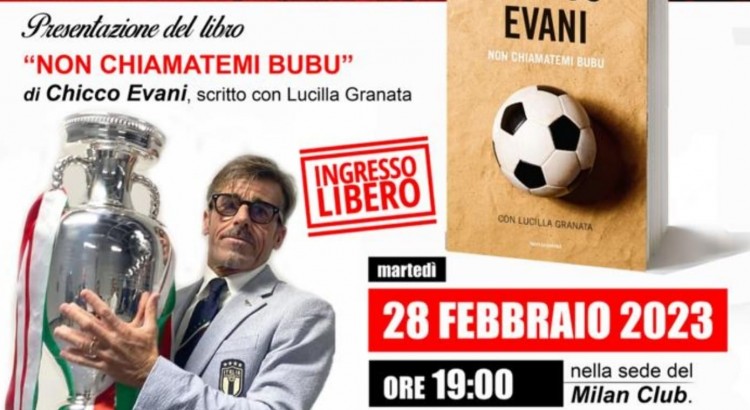 “Non chiamatemi Bubu”, Chicco Evani presenta in Puglia la sua biografia “Non chiamatemi Bubu”, Chicco Evani presenta in Puglia la sua biografia