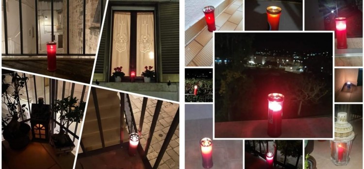 Un cero acceso per tutta la notte Un cero acceso per tutta la notte