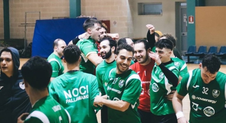 Inarrestabile prova di coraggio: la Pallamano Noci porta a casa 2 punti