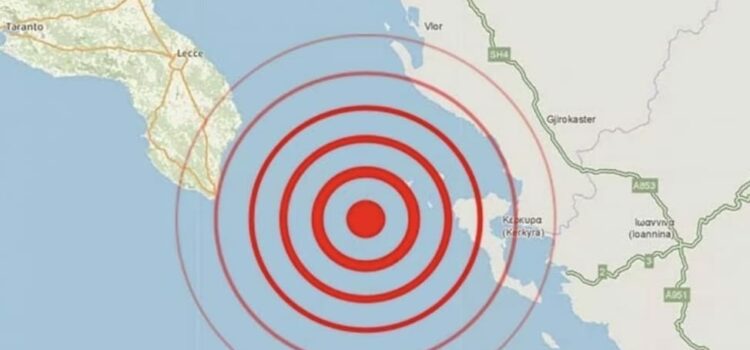 Terremoto tra Grecia e Puglia