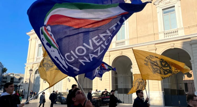 Gioventù Nazionale Bari: il nostro NO alle restrizioni imposte dall’ordinanza del sindaco Leccese Gioventù Nazionale Bari: il nostro NO alle restrizioni imposte dall’ordinanza del sindaco Leccese