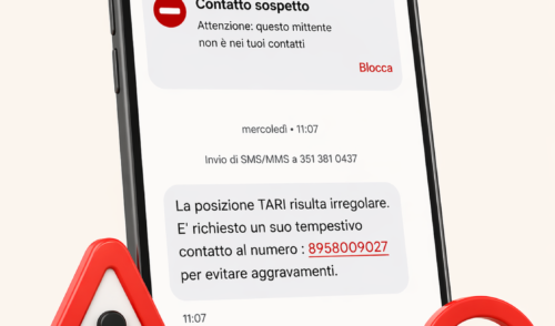 Falsi sms sulla TARI